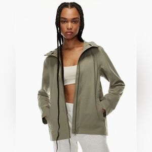 The Group Babaton Frontier Waterproof Rain Jacket Shell Olive Green